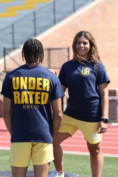 UR SIDE LOGO BLUE T-SHIRT