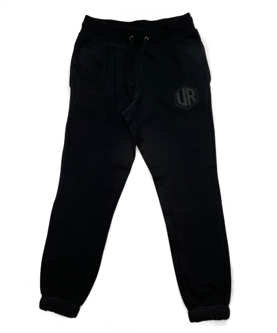 BLACK UNDERRATED SWEATPANTS