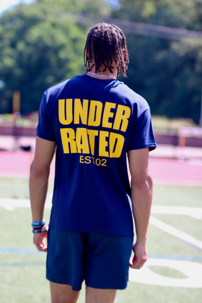 UR SIDE LOGO BLUE T-SHIRT