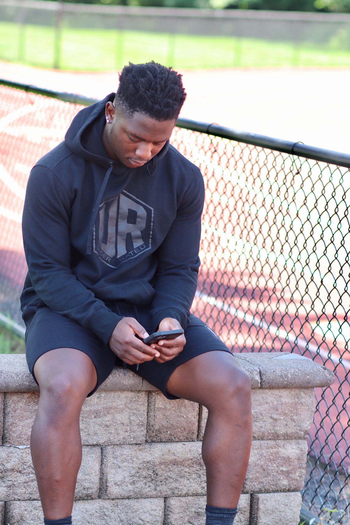 COOP SIGNATURE BLACK LOGO HOODIE