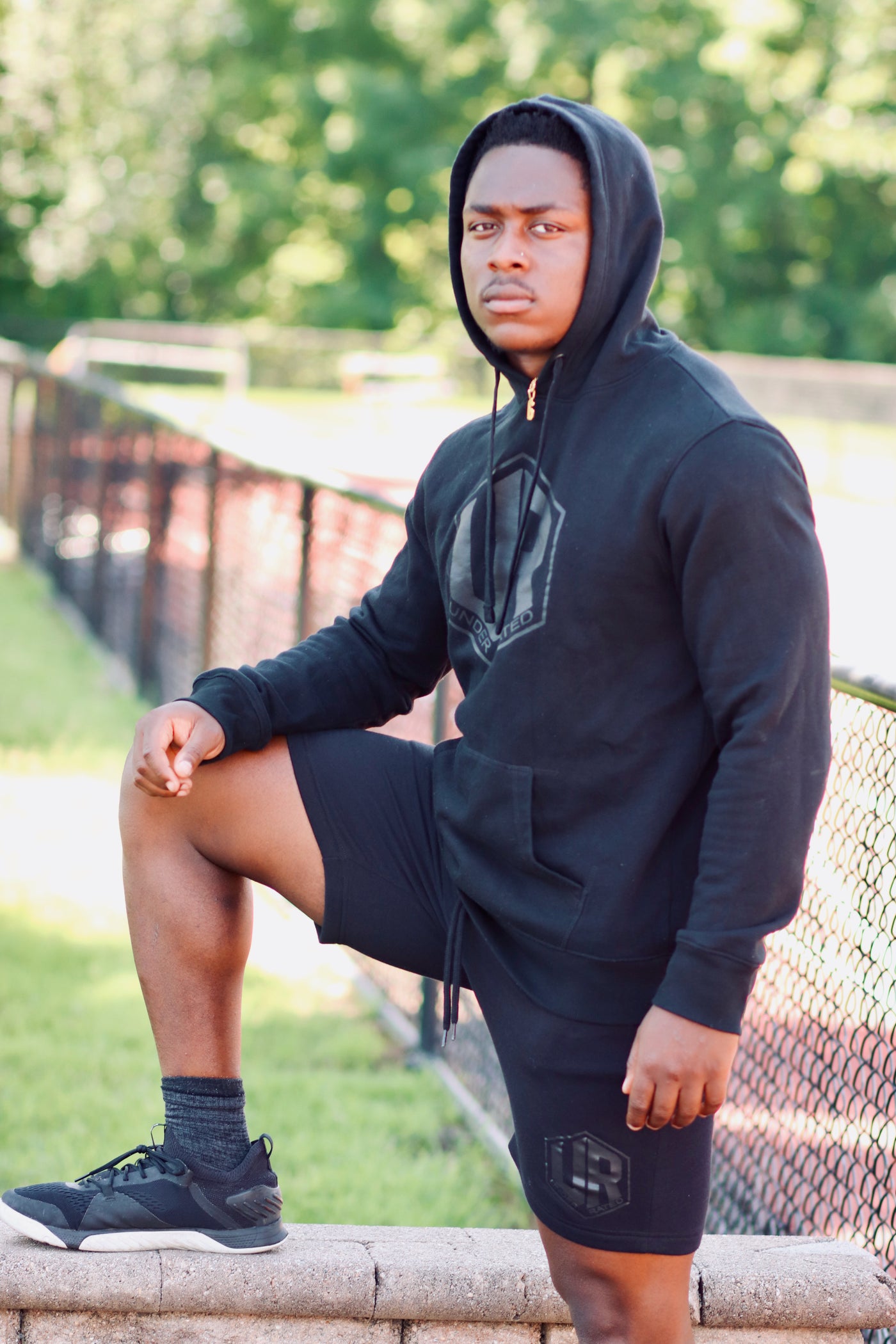 COOP SIGNATURE BLACK LOGO HOODIE