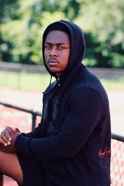 COOP SIGNATURE BLACK LOGO HOODIE