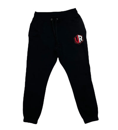 BLACK UNDERRATED SWEATPANTS