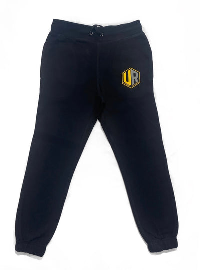 BLACK UNDERRATED SWEATPANTS
