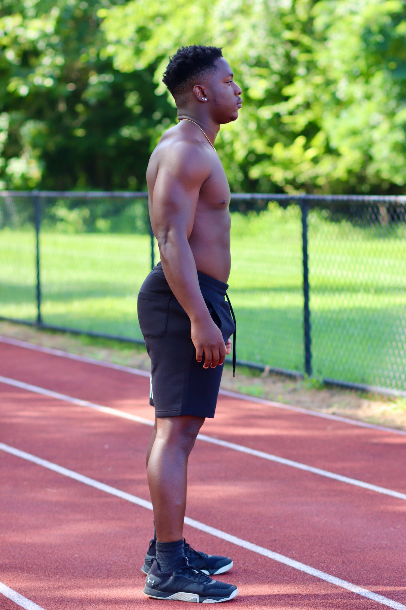 COOP UNDERRATED BLACK SHORTS