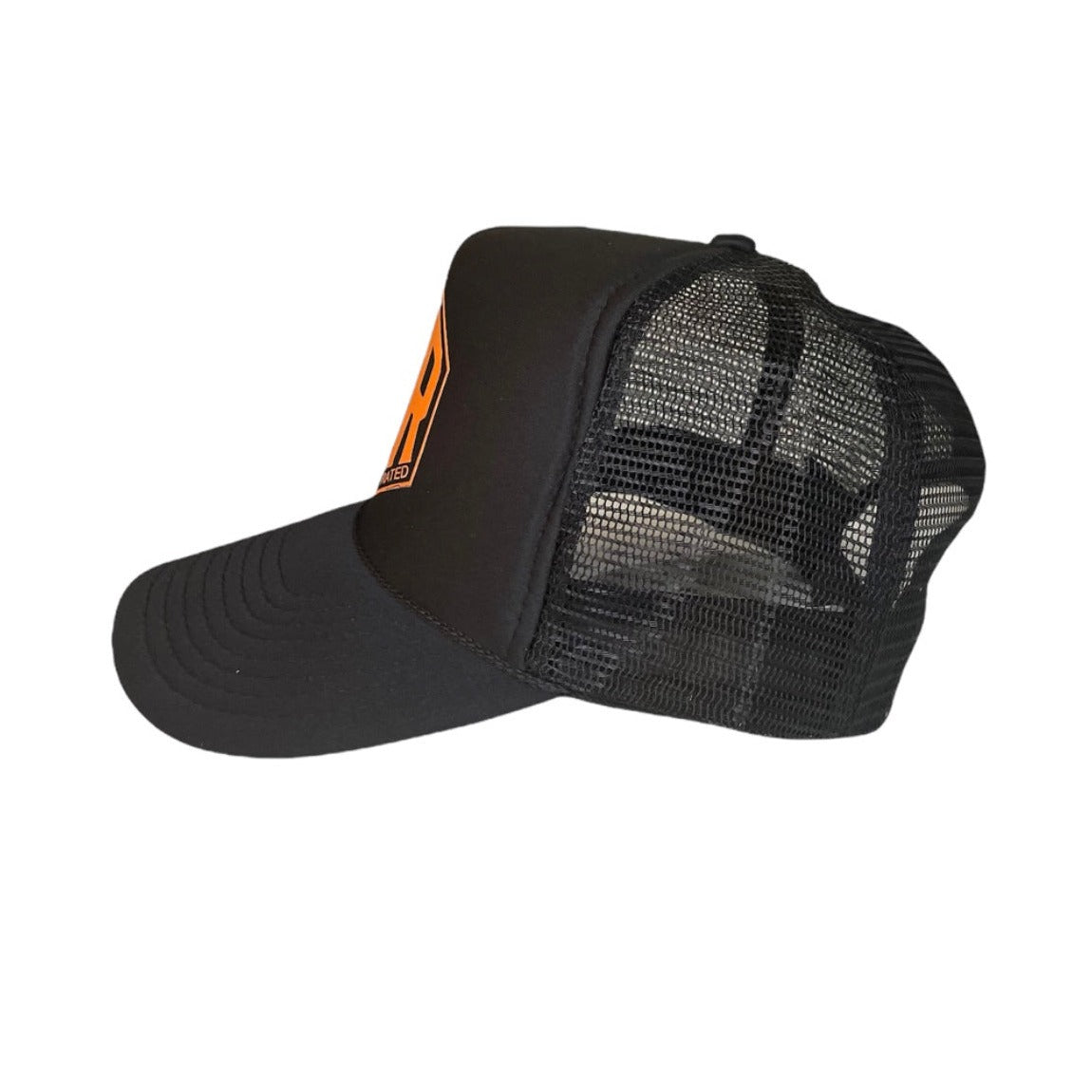 UR LOGO BLACK TRUCKER HAT