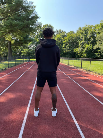 BLACK UNDERRATED HOODIE