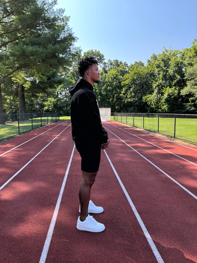BLACK UNDERRATED HOODIE