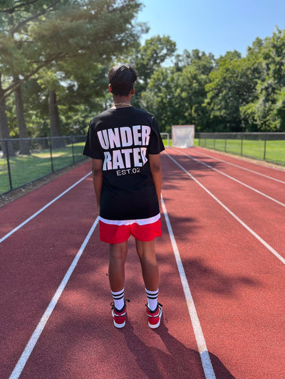 UR SIDE LOGO BLACK T-SHIRT