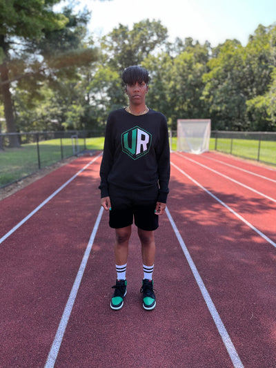 UR LOGO CREWNECK BLACK SWEATSHIRT