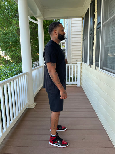 BHM BLACK T-SHIRT SIDE TEXT