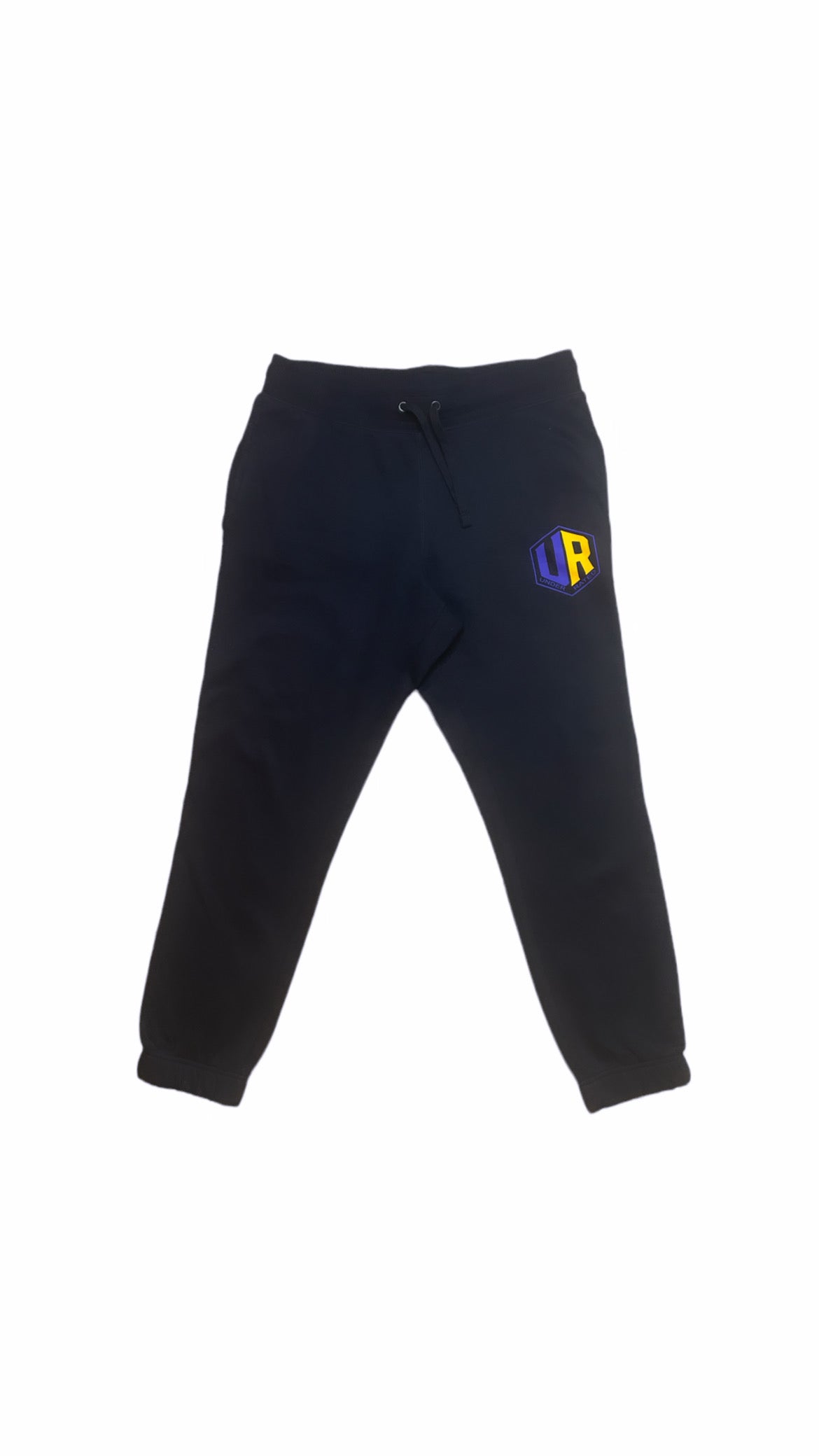 BLACK UNDERRATED SWEATPANTS
