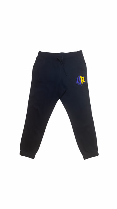 BLACK UNDERRATED SWEATPANTS